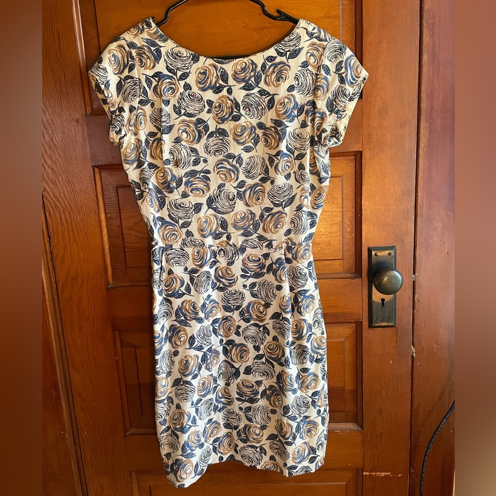 Vintage 1950s Sydney Kramer wiggle dress